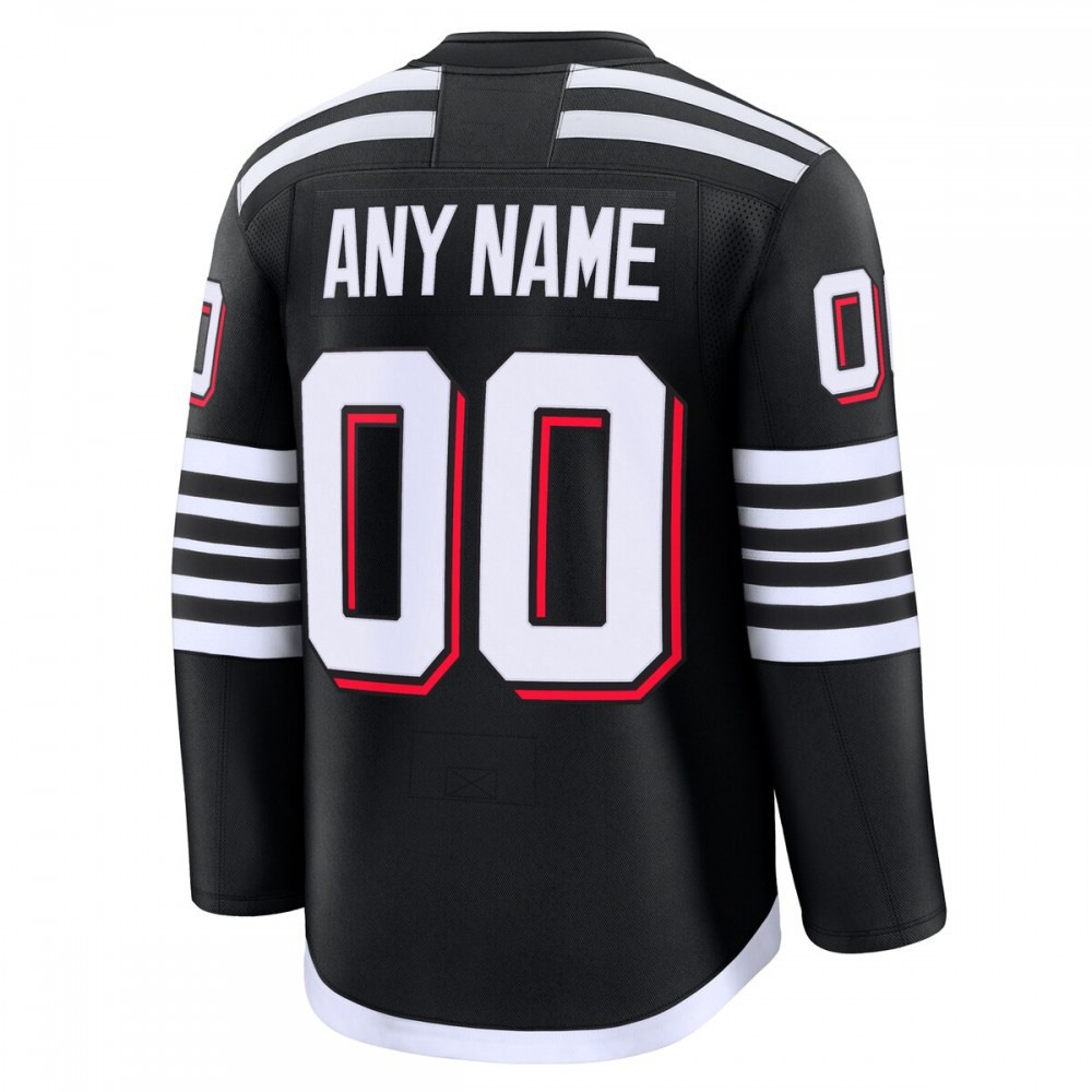 New Jersey Devils Alternate Premium Custom Jersey - Black-Pro Kit Vault | Brand New 26/27 Sports Jerseys